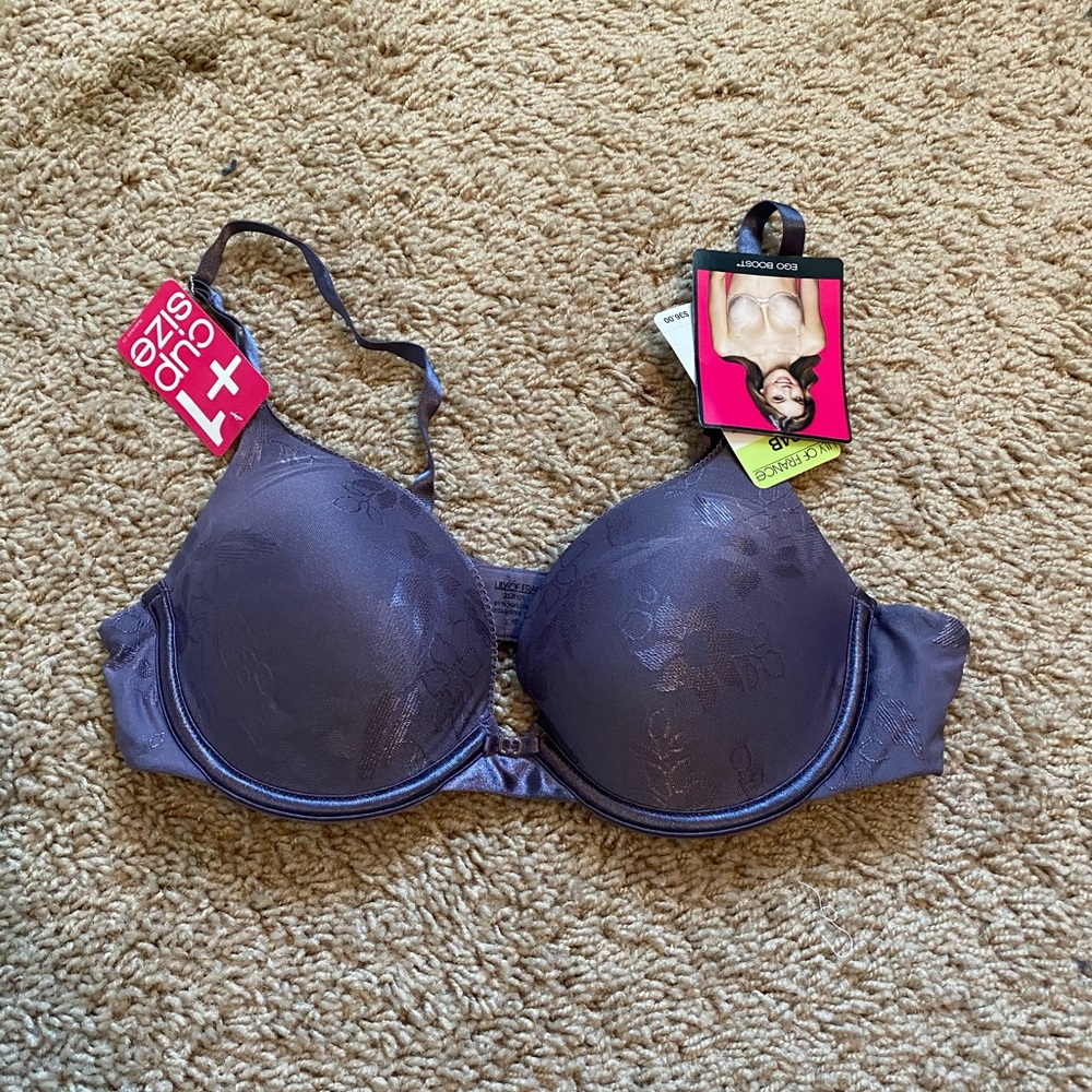 Purple push up bra